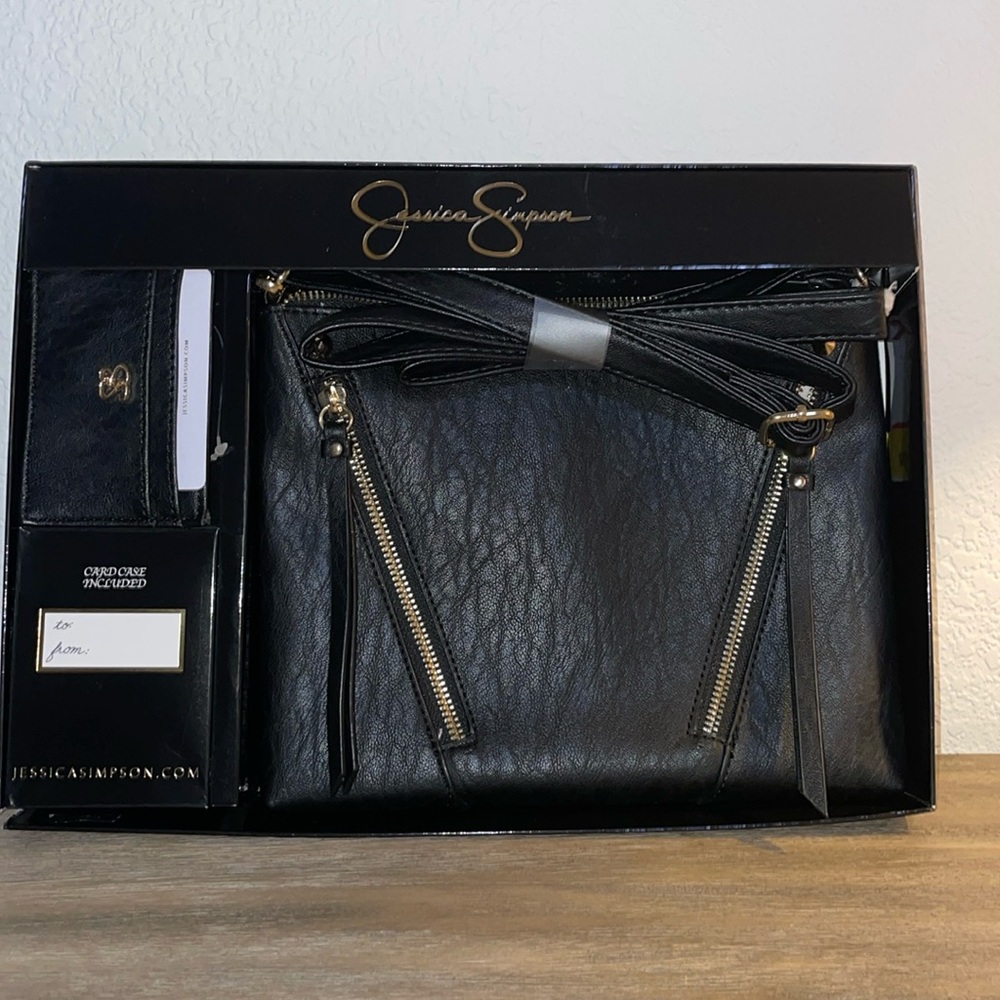 Jessica Simpson Crossbody & Card Wallet Gift Set